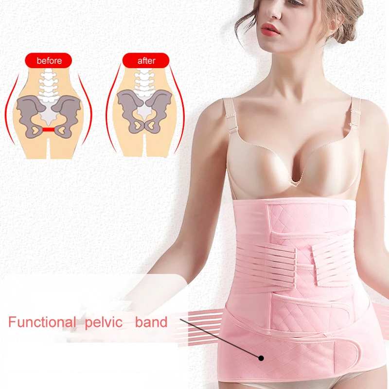 2in1 Postpartum Belt Body Recovery Shapewear Belly Slimming Waist Cinchers Lady Breathable Trainer Corset Maternity Support