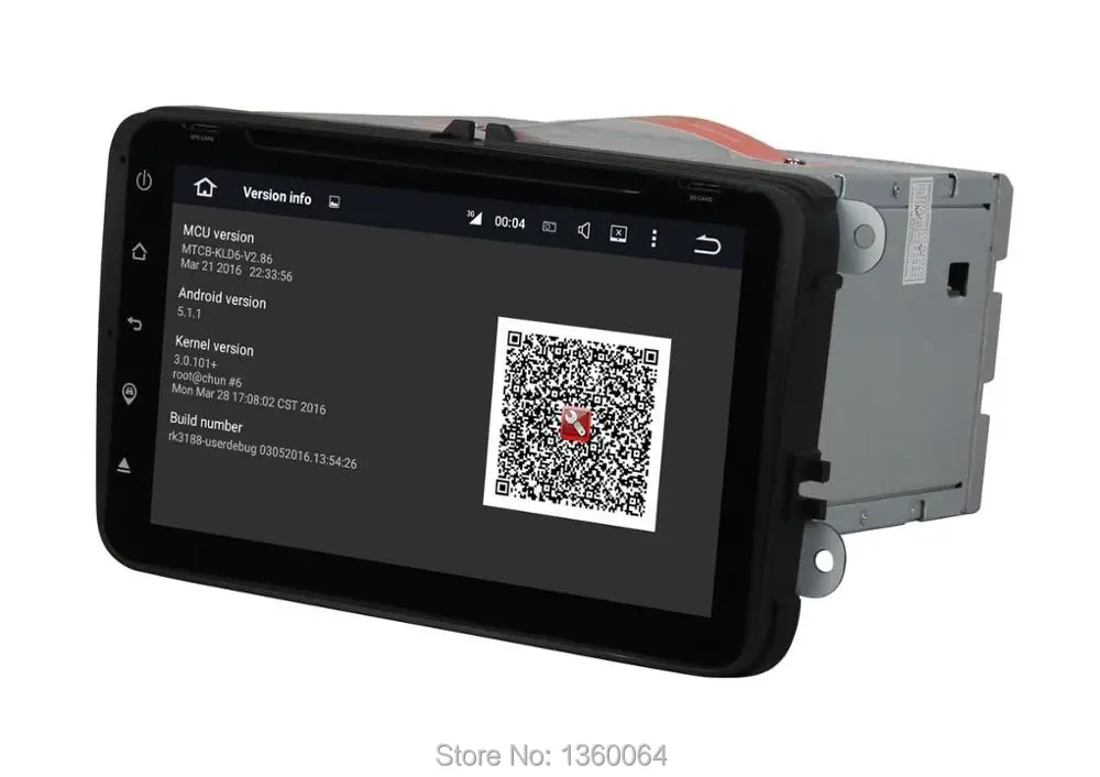 Discount Quad Core 8" 1024*600 Android 5.1 Car DVD For Volkswagen VW Passat Golf Jetta Polo Tiguan GPS Navigation Radio PC Canbus 4
