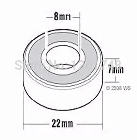 20 PCS 608RS ABEC-9 محامل 8*22*7mm الصلب الكرة تحمل ل زلاجات بعجلات مضمنة ، سكوتر ، لوح التزلج ، عجلات محامل اكسسوارات 20 PCS 608RS ABEC-9 محامل 8*22*7mm الصلب الكرة تحمل ل زلاجات بعجلات مضمنة ، سكوتر ، لوح التزلج ، عجلات محامل اكسسوارات