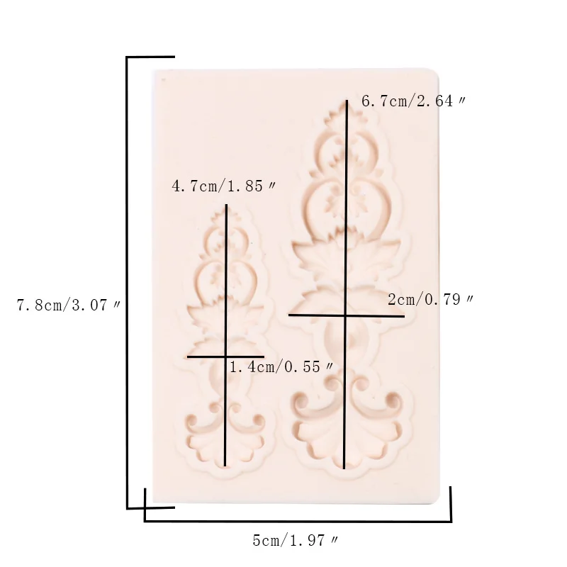 DIY European Embossed Liquid Silicone Fondant Cake Mould Baking Decoration tools Chocolate Cupcake Mold Cake Border Pastry Tools6