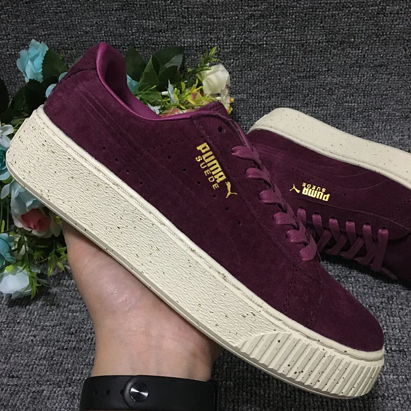 Оригинальная Puma 2018 x Алмазная Замша мужские кроссовки женские обувь для занятий