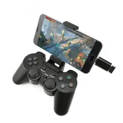 Беспроводной игрового контроллера геймпад для ПК для PS3 Android телефон ТВ Box джойстик 2,4G Joypad пульт дистанционного управления для Micro USB для