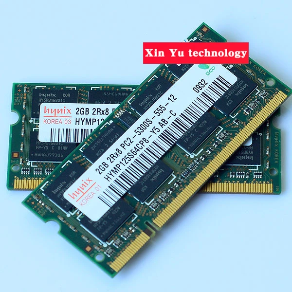 Пожизненная гарантия для hynix DDR2 2GB 667MHz PC2-5300S оригинальная аутентичная память DDR 2 2G ноутбук оперативная память для ноутбука 200PIN SODIMM