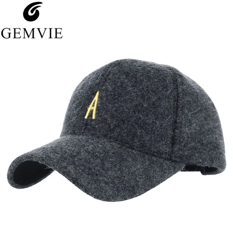 

Winter Hats Baseball Cap Unisex Cap GEMVIE Letter Embroidery Baseball Hat Men Women Sport Hat Adjustable Nylon Fastener Tape