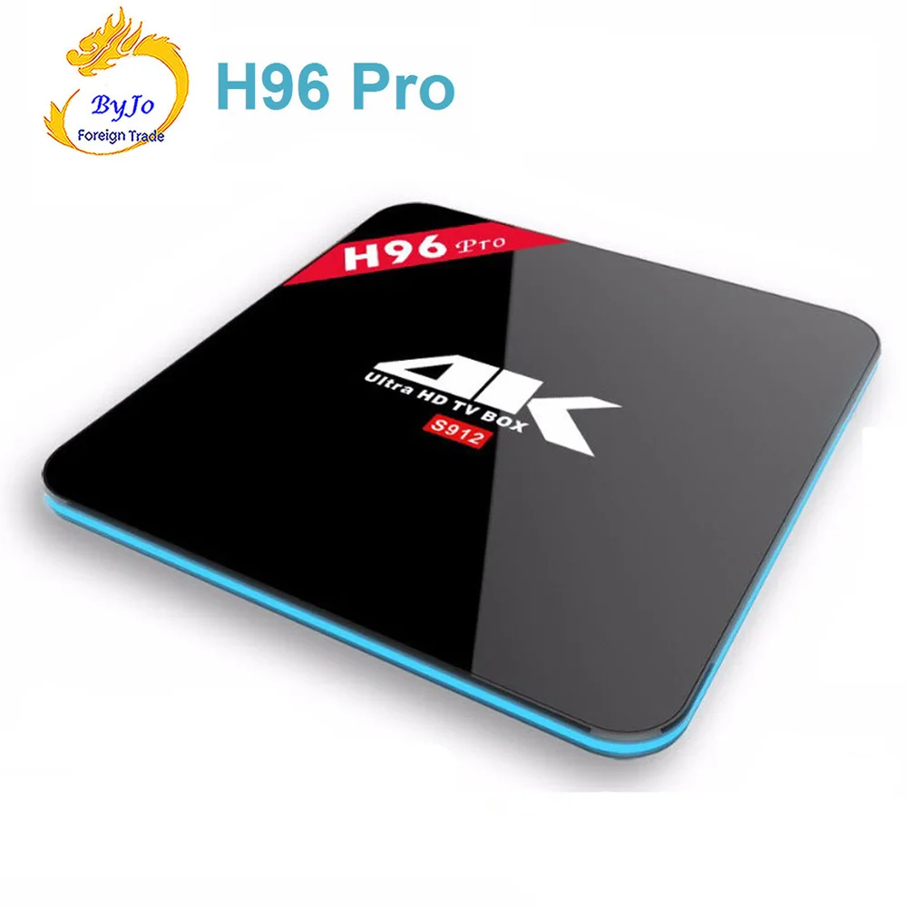 H96 Pro 2.4G 5GHz Wifi 4K Amlogic S912 Octa Core 2g 3G DDR3 option 16G Flash Android 7.1 BT4.0 KODI Android tv box Top tv box