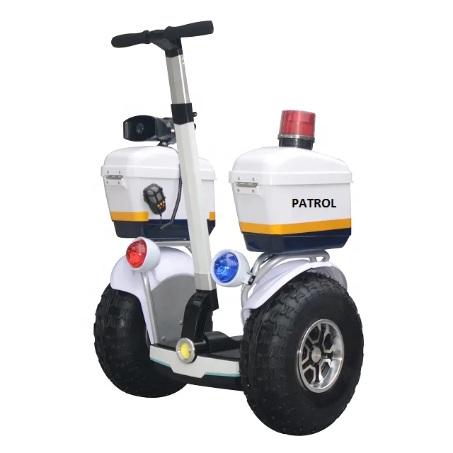 EUR No Cstom Duty Patrol 19 Inch Tire Two Wheel Electric Chariot Covered balance Electric Scooter 60v 2400W Escooter