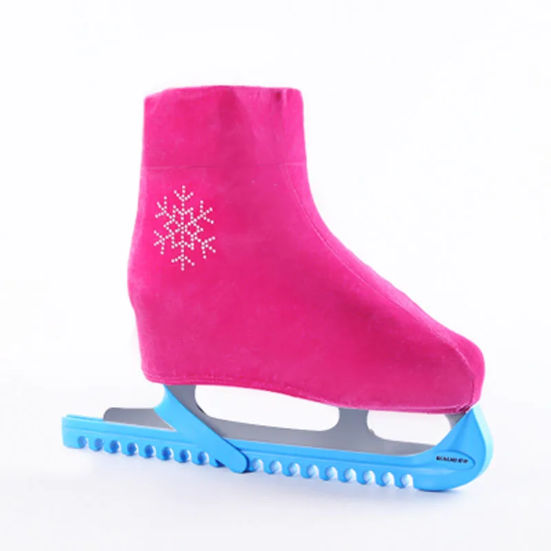 2 Colors Child Adult Velvet Ice Skate Figure Skating Shoes Cover Roller