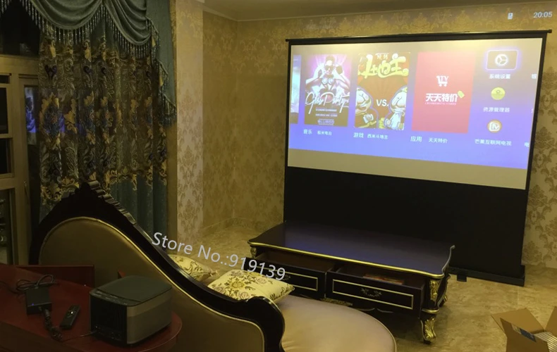 100inch 16x9 Portable Pull Up Screen pic 27