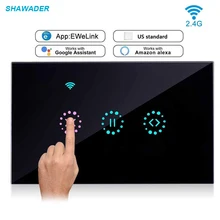 Wi-Fi Smart Curtain Switch work with Alexa/Google Home Remote Control Suitable for Garage Doors Electric Doors Rolling Shutters Wi-Fi Smart Curtain Switch work with Alexa/Google Home Remote Control Suitable for Garage Doors Electric Doors Rolling Shutters