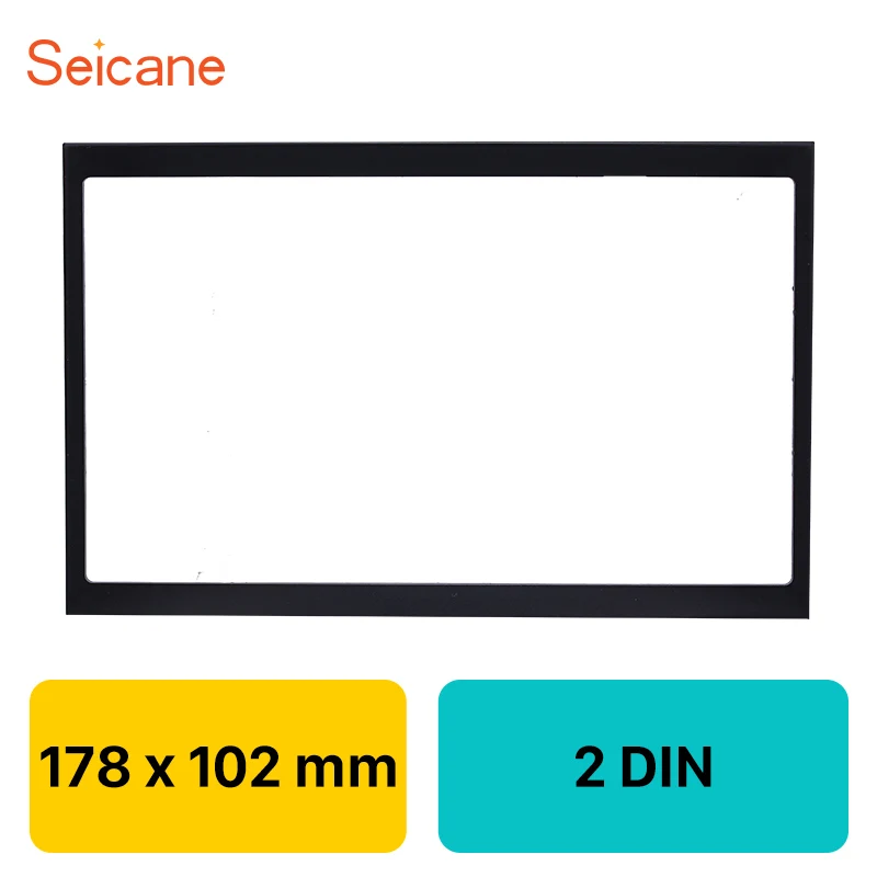 

Seicane 178*102mm Car Stereo Fascia for 2001-2008 PEUGEOT 307 with 2 Din Dash kit Cover Trim Audio Frame Bezel Face Plate