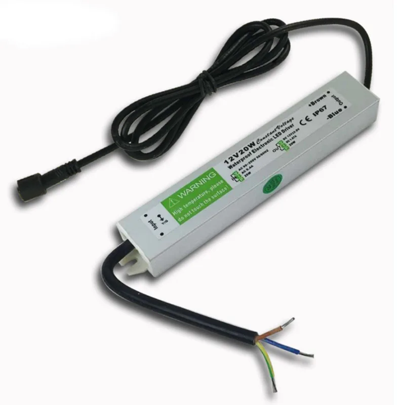 

12V 20W 50W Buried lights LED Driver Adapter Transformer Switch Power Supply IP67 Waterproof CE RoHs US/UK/EU/AU standard