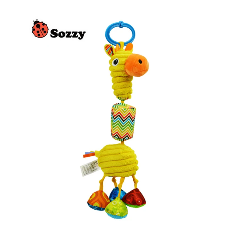 Sozzy Детские Плюшевые мобильный Музыкальная погремушка игрушки Робот Стиль для передачи игрушки для новорожденных 0-12 месяцев раннего