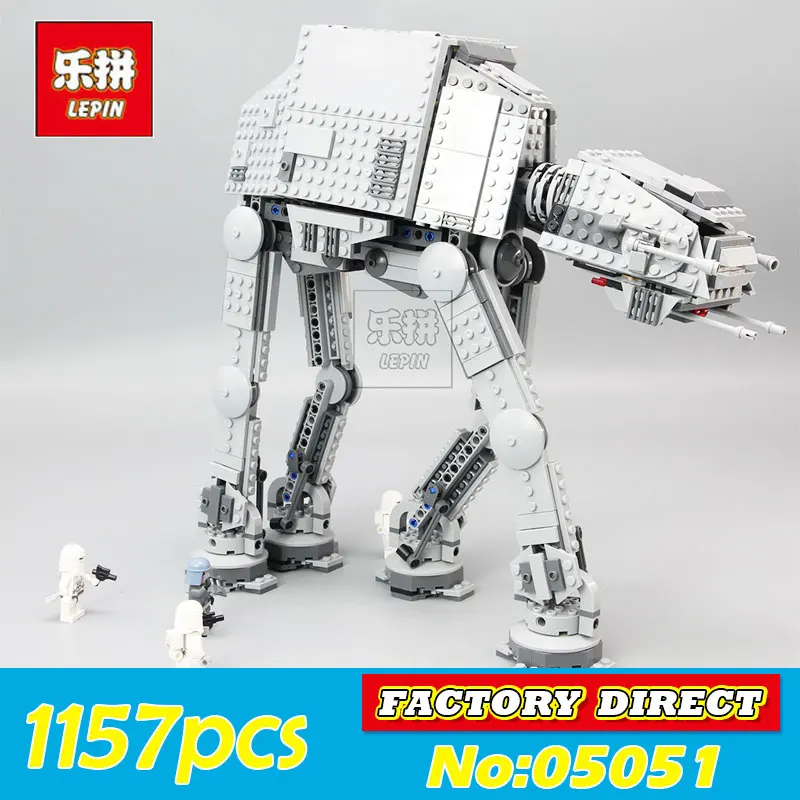 

Lepin 05051 Star Series Toy Wars Force Awaken The AT Transpotation AT Armored Robot 75054 Building Blocks Bricks Educational DIY