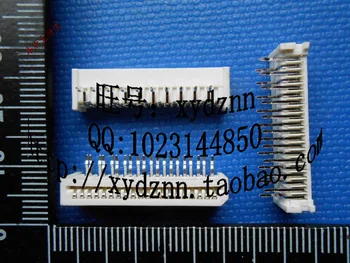 

Free shipping 20pcs FFC flexible flat cable connector / 1.25MM 20Pin / needle seat heat / double curved legs