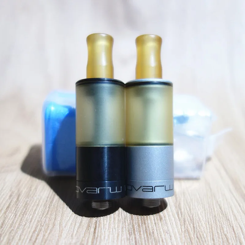 

Dvarw 16mm MTL RTA 2 ml PEI with 4 flight (AFCs) unique coil of DIY Rebuildable Vape tanque clearomizer para Q16 Vape Mod