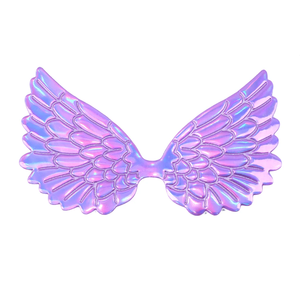 

david angie 75x45mm Laser Rainbow Wings Patch Love Valentine's Day DIY Accessories ,DIY Handmade Craft Materials,5Yc4864