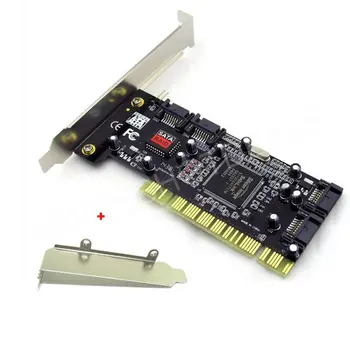 

PCI 4 Ports SATA Internal RAID Controller Card w/Low Profile Bracket