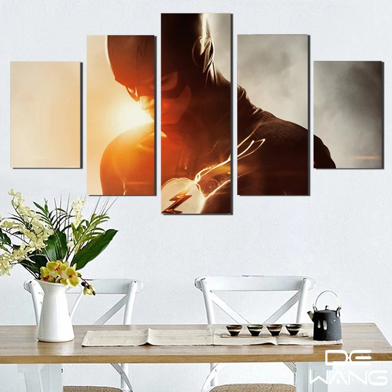 Hd Printed The Flash Season Painting Canvas Print Room Decor Print