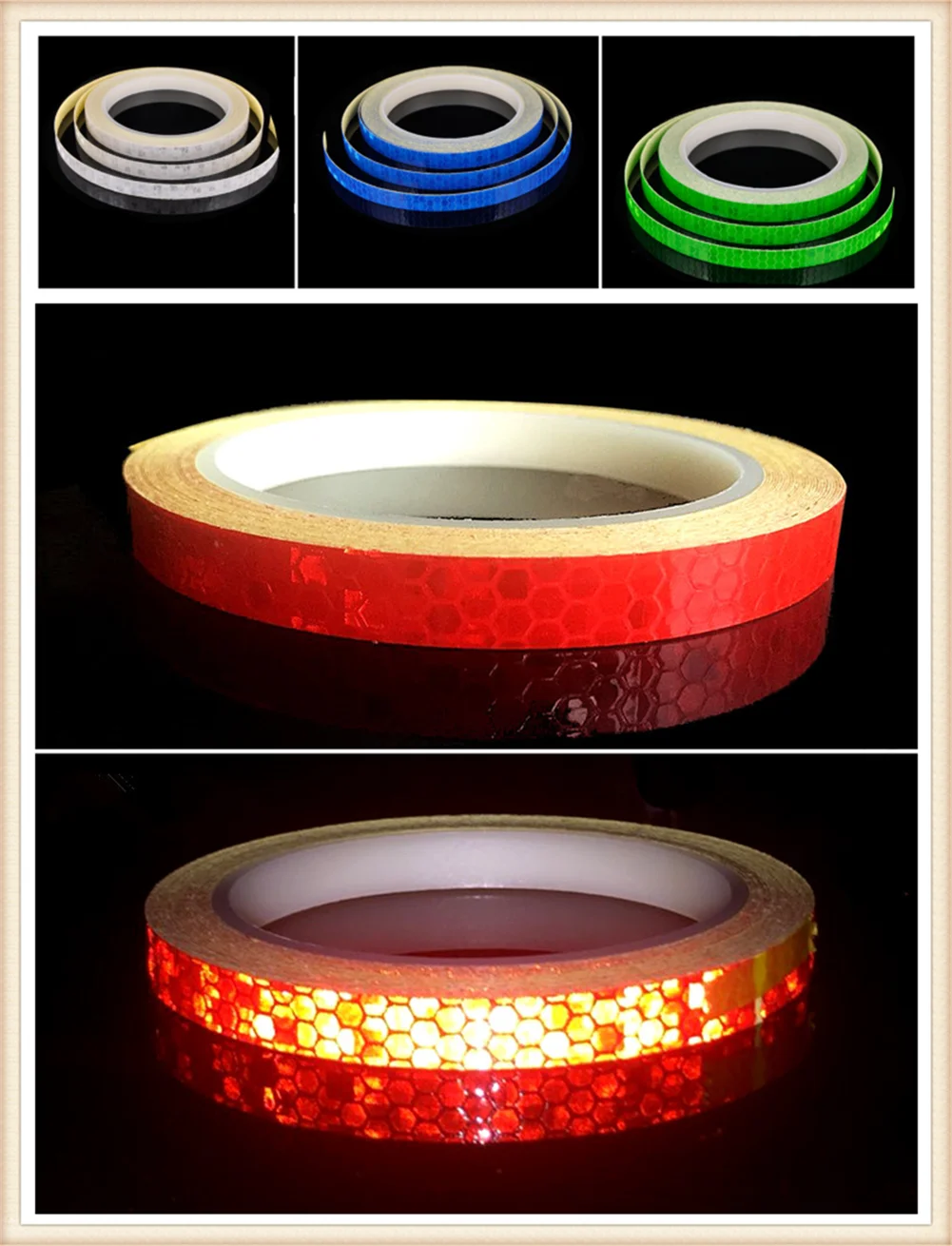 1cmX800cm truck car motorcycle bicycle reflective tape sticker for Ducati ST3 S ABS ST4 S ABS 748 748S 748R 750SS SS750