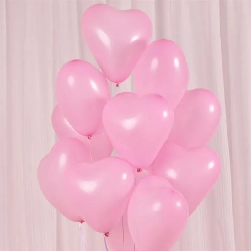 Heart baloons 50 шт./партия 10 дюймов воздушные шары с сердцем День Святого Валентина