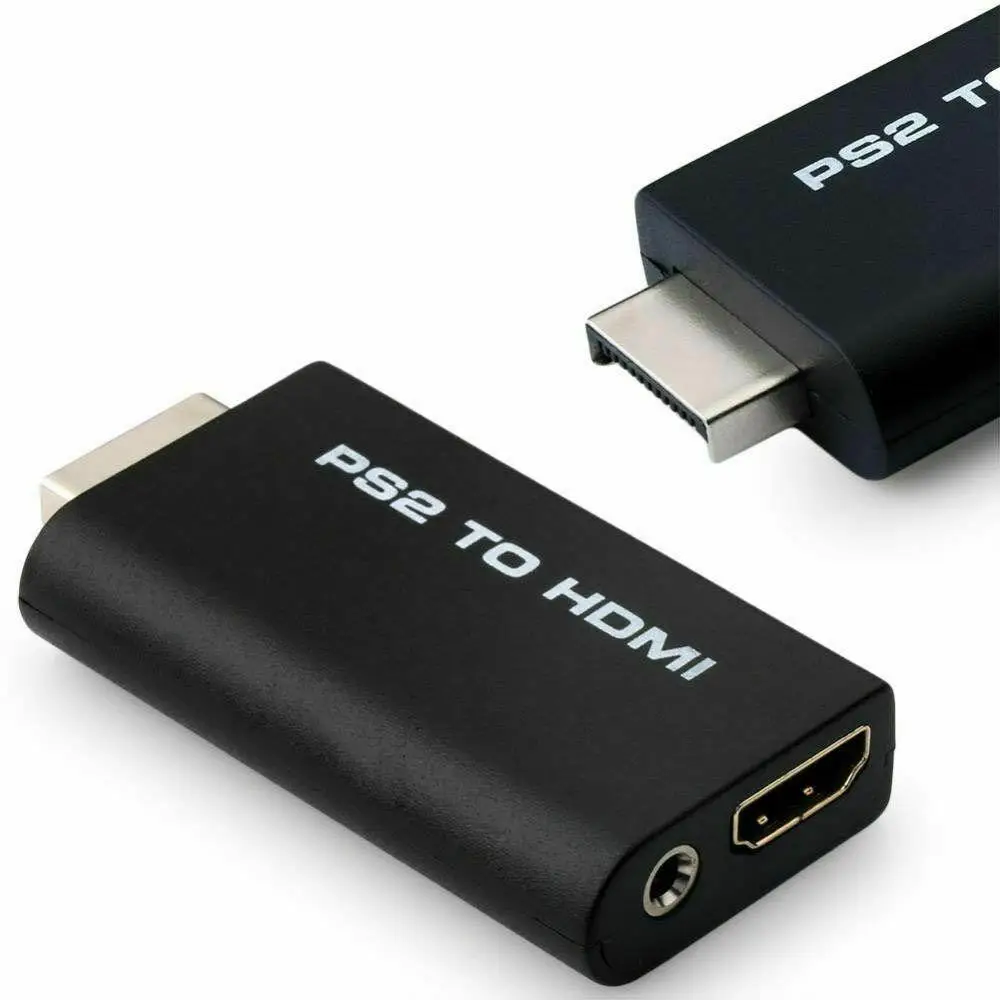 PS2 к HDMI аудио видео конвертер адаптер с 3,5 мм аудио выход PS2 плеер к HDMI для HDTV