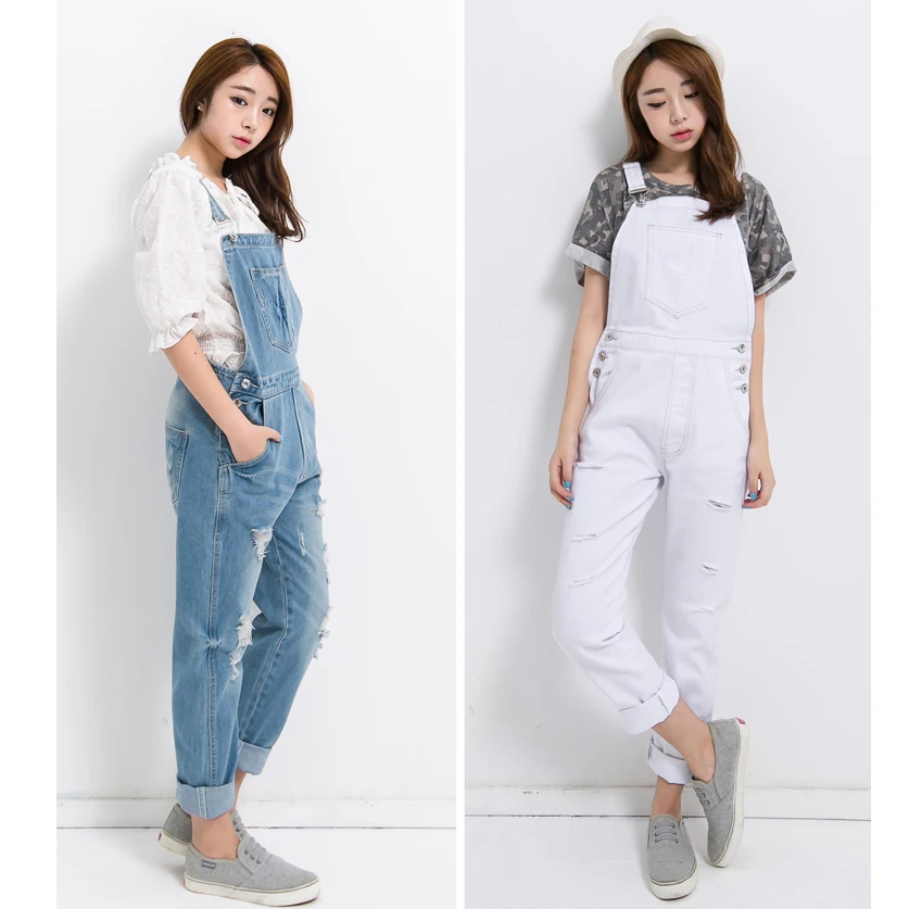 Jean Jumpsuits, Playsuits & Bodysuits Women Long Pants Vintage Blue ...