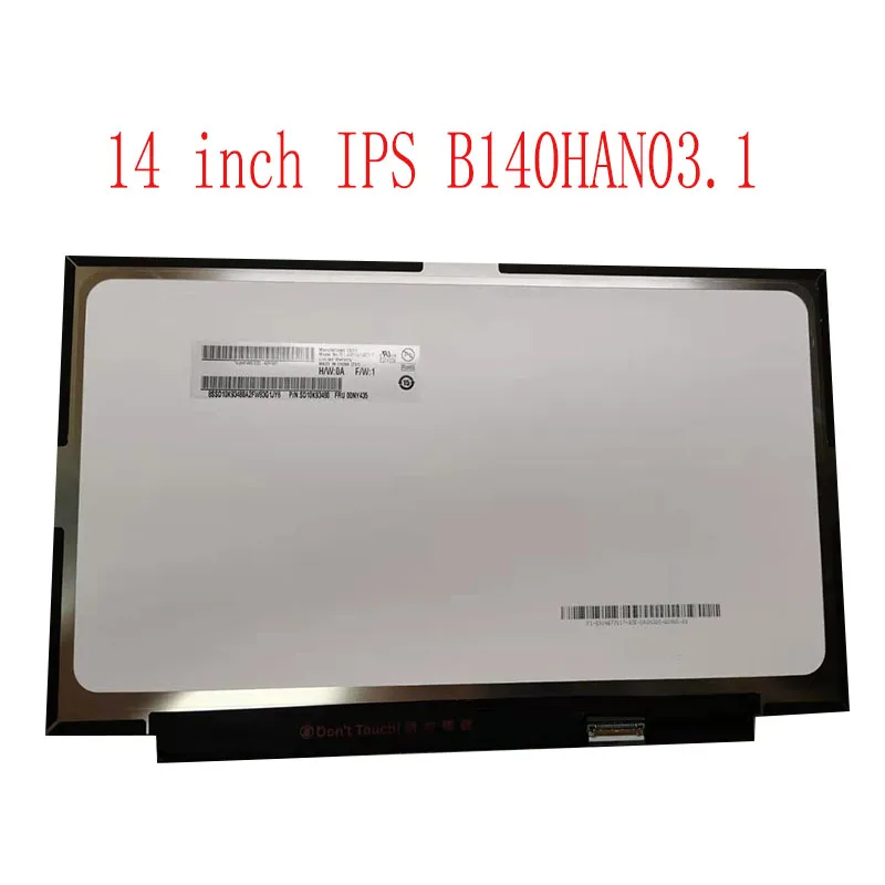 14 0 &quotIPS экран светодиодный ЖК дисплей для ThinkPad X1 Carbon FHD 1920x1080 B140HAN03.1 FRU 00NY435|ЖК-экран