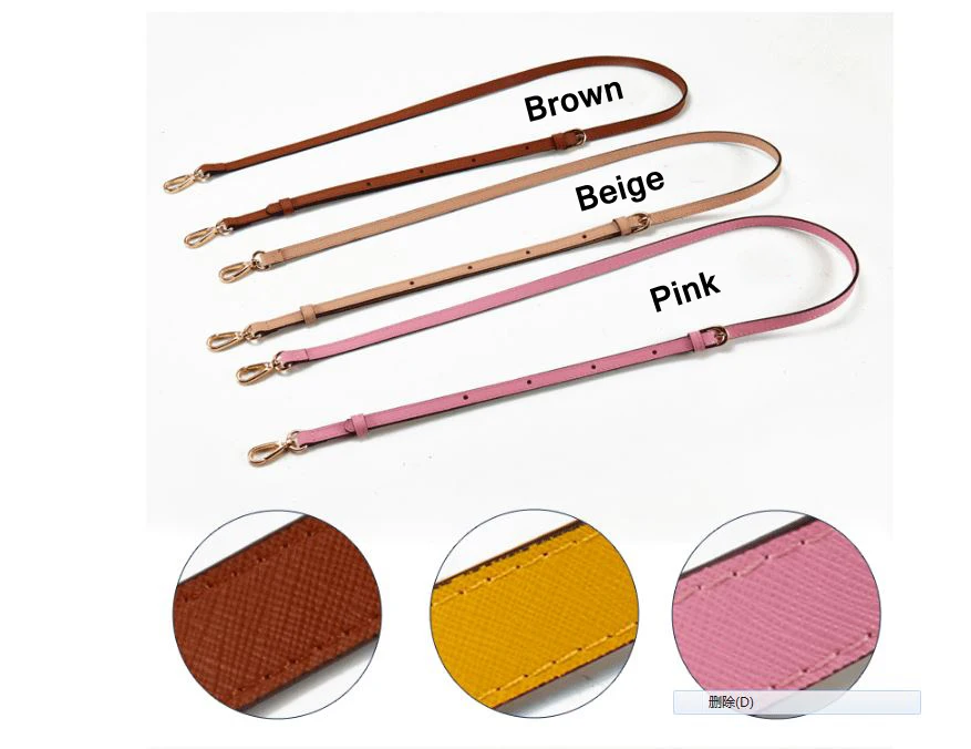 Tiras Crossbody 1.2 cm de Largura Saco