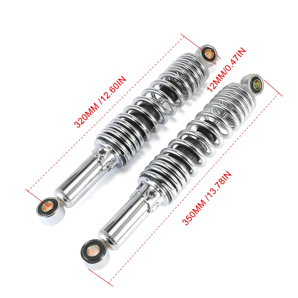 Универсальный 320 мм аксессуары для мотоциклов Воздушный амортизатор задняя подвеска для Yamaha моторы Скутер ATV Quad D45