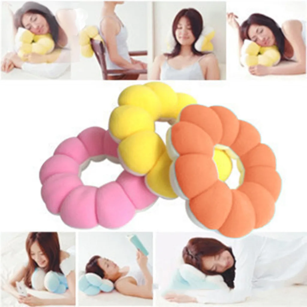 

Pillowcase Sofa Cushion Cover Donut Multifunctional Cushions Cervical Lumbar Pillow Sofa Office Travel Pillows accessories