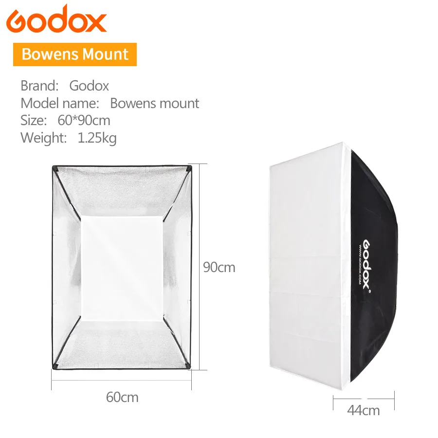 Godox 800 Вт 2xSK400II набор для фотостудии освещение фотосъемки Серия SK с 60x90 см софтбокс