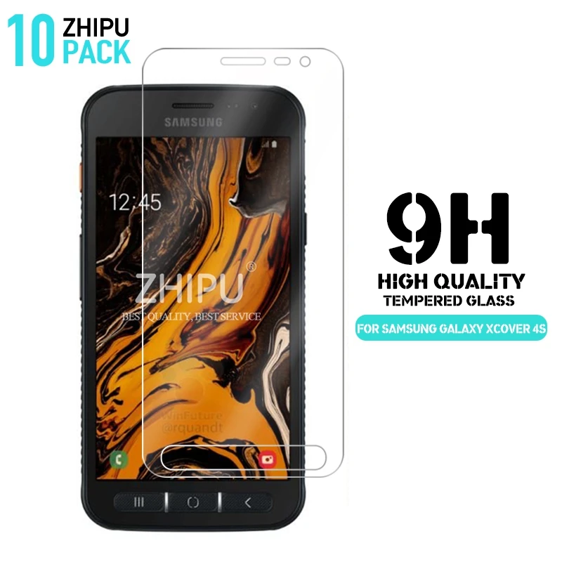 10 шт. закаленное стекло для Samsung Galaxy Xcover 4S защита экрана 2.5D 9H защитная