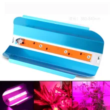 Светодиодная лампа для выращивания растений 100 Вт полный спектр комнатный теплица домашний цветочный светильник цветной мясистый заполняющий светильник