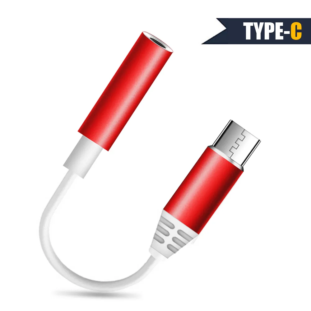 

Type C To 3.5mm Jack Earphone USB C Adapter Aux Splitter Calling Listening Audio Cable For Xiaomi For Huawei For Samsung