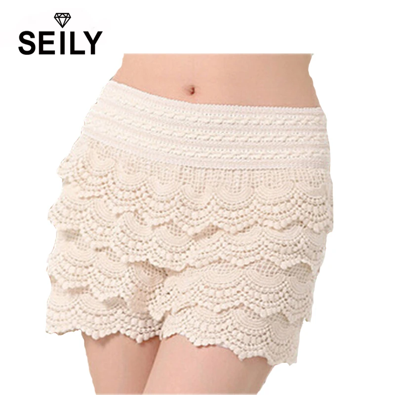 Crochet lace shorts Outlet