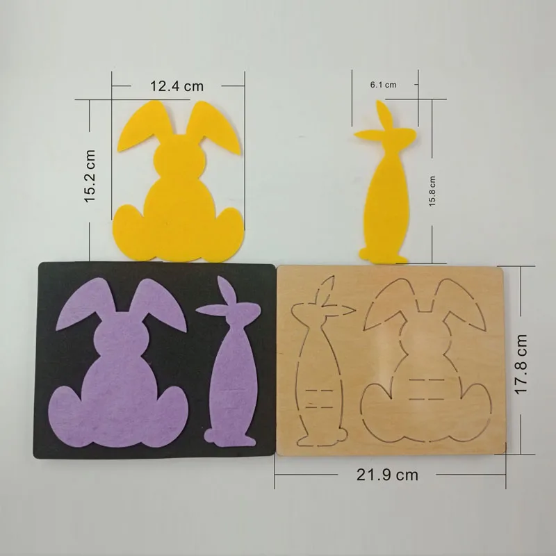 

rabbit muyu cutting die-- new wooden mould cutting dies for scrapbooking Thickness-15.8mm