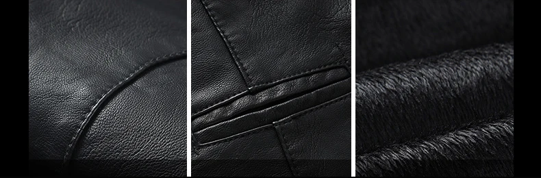 Безмолвная осенне-зимняя мужская молния куртка из искусственной кожи Повседневная мотоциклетная кожаная куртка мужская свободного кроя одежда приталенная кожаная куртка
