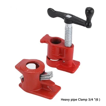 

Woodworking Tools 3/4 1/2 inch Heavy Duty Pipe Clamp Woodworking Wood Gluing Pipe Clamp Fixture Carpenter