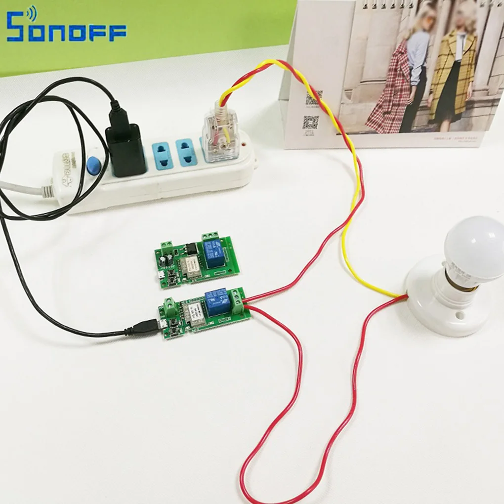 SONOFF D12V/5 V пульт дистанционного управления на большом расстоянии синхронизации Wi-Fi беспроводной коммутационный модуль для IOS/Android умный дом