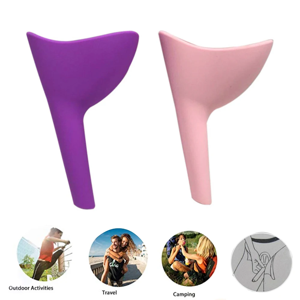 New Silicone Woman Urinal Outdoor Portable Female Urinal Girl Female