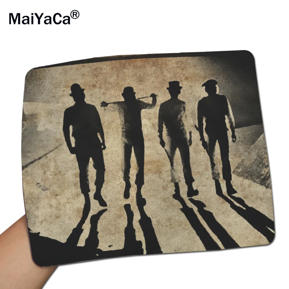 MaiYaCa Back 25x29cm size Rug anti-slip mouse diy design gamer pc large gaming laptop mouse pad black paint rubber mouse pad