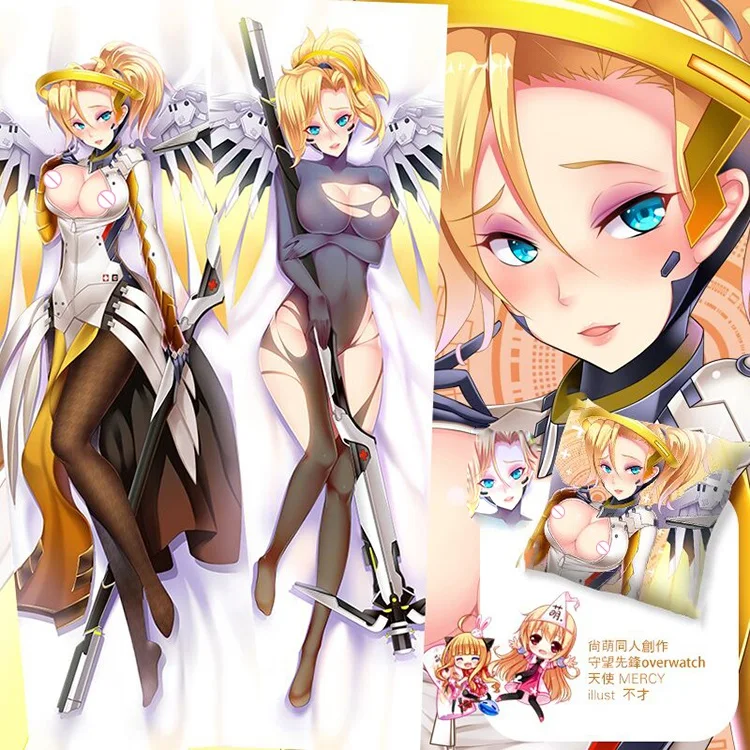 

50X150CM Overwatch video game angel bodysuit kalua cameltoe cartoon anime art wall picture mural scroll canvas painting poster