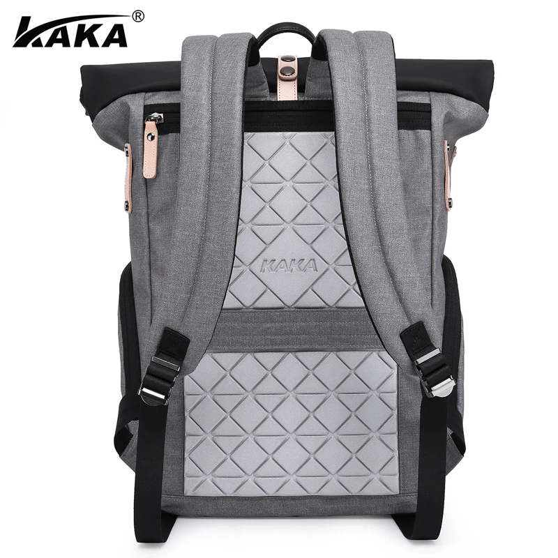 Бренд KAKA, мужской деловой рюкзак унисекс 15," для ноутбука, практичный школьный рюкзак, повседневные женские рюкзаки для путешествий, сумки для багажа, корейский стиль