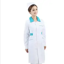 Белая медицинская Униформа медицинский лабораторный халат Корея женский больничный медицинский скраб одежда Униформа дышащая рабочая одежда Длинная блузка