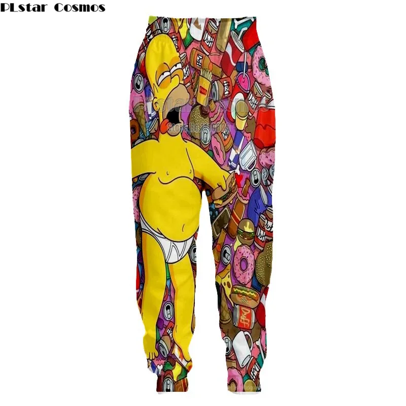 

PLstar Cosmos Unisex Casual cartoon 3D Print Jogger Pants Men Novelty full Length loose Pant Women fashion Trousers Streetwear