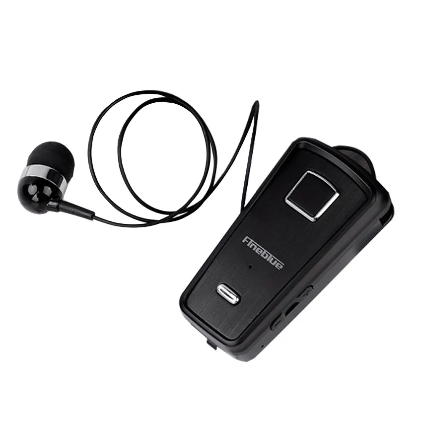 Fineblue F980 Wireless Bluetooth Earphones with Mic Handsfree Earbuds In Ear Headset Calls Remind Vibration Wear Clip Driver
