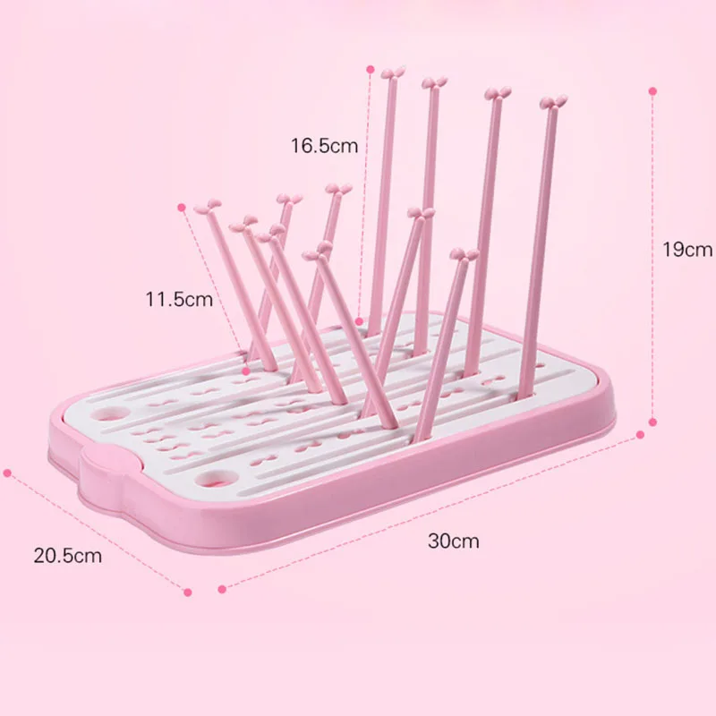 Multifunctional Baby Bottle Holder Bracket Collapsible Bottle Drain Rack For Home Living Room Drying Rack