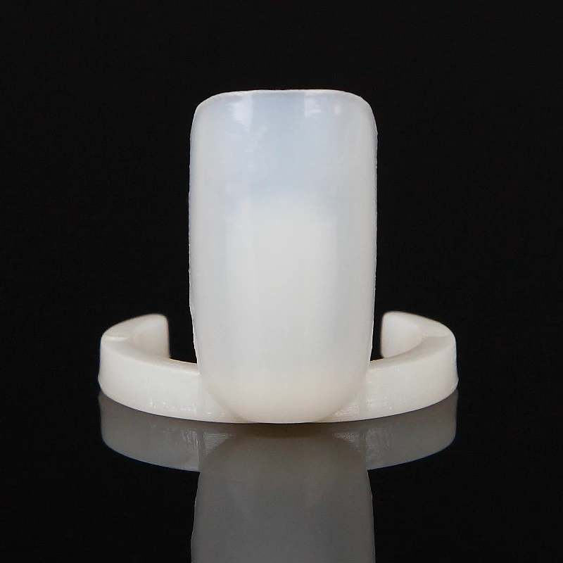 50Pcs set Polish UV Gel Colored Pops Ring Style Nail Tips for Bottle Display Manicure Tool 5