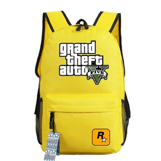 Game Grand Theft Auto GTA5 Backpack School Bag Boys Girls Cosplay Gift