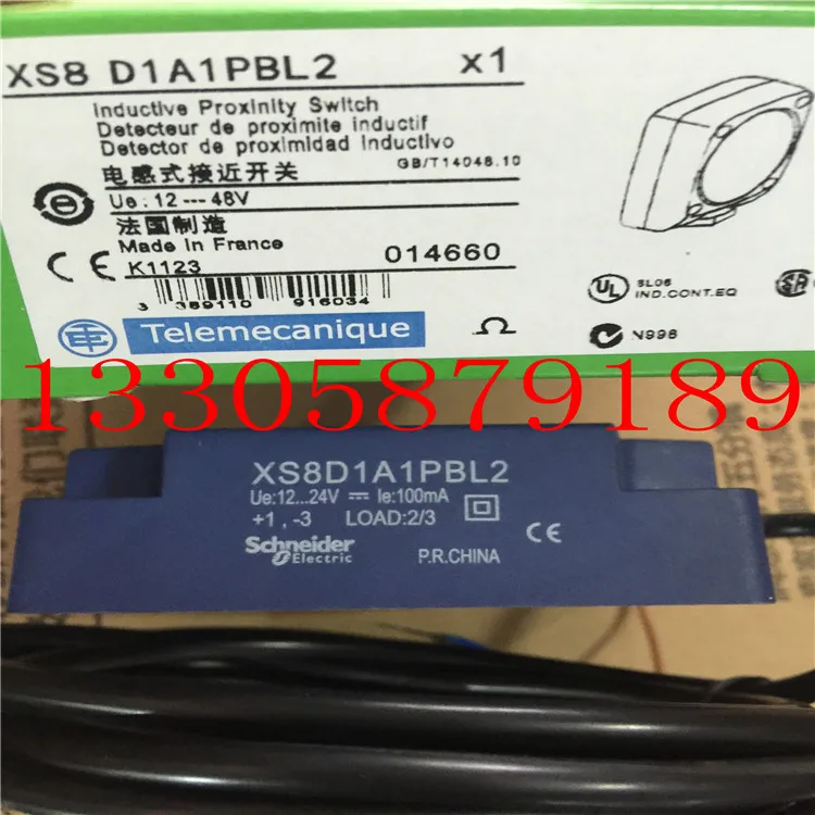 

XS8D1A1PBL2 M30 Schneider PNP NC New High Quality Proximity Switch Sensor Warranty For One Year